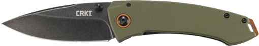 Picture of CRKT TUNA 3.22" FINE EDGE BLK BLADE FRAME LOCK FOLDING BLADE 2520C