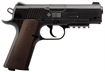 Picture of Crosman 1911 Air Pistol CO2 177 20+1 Smooth Bore Barrel, Fixed Front/Fixed Notch Rear Sights, Black Checkered Polymer Grips 40001