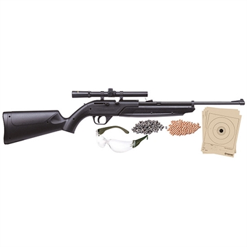 Picture of Crosman 760 Pumpmaster Rifle Kit Pump 177 Black Black Receiver Black Scope 4x15mm 760BKT