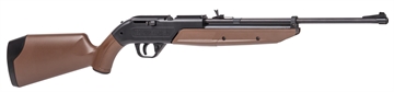 Picture of Crosman Model 760 Pumpmaster Redesigned, .177 BB, 17", Polymer Stock, Pump Action, Large 1,000 BB Reservoir, Easy-Access Loading Port, 18 Round Magazine, Adjustable Rear Sight, 645 Feet Per Second, Brown Finish 760B