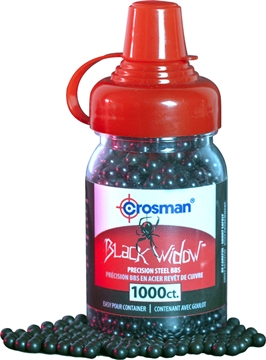 Picture of CROSMAN BLACK WIDOW BB'S CASE OF 15-PACKS OF 1000 EACH CBW1K
