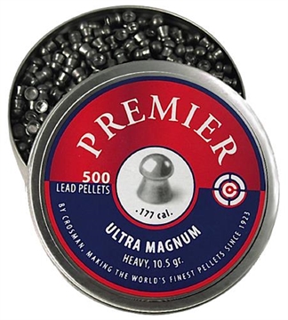 Picture of Crosman Premier Ultra Magnum 177 Lead Domed Heavy Pellet 500/Tin LUM77
