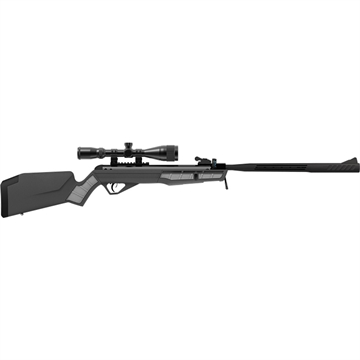 Picture of Crosman Mag Fire Rifle, Air Rifle, 22 Pellets, 975 Feet Per Second, 15" Barrel, Synthetic Stock, 10Rd, Black/Gray CMU2SXS