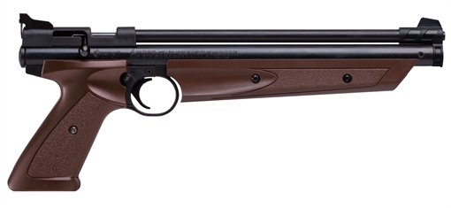 Picture of Crosman P1377BR American Classic Pump Pistol Pump 177 1rd Brown Polymer Grips P1377BR 1377C