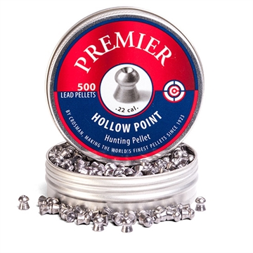 Picture of CROSMAN PREMIER .22 CAL PELLET 22 HOLLOW PT 500 COUNT (12 UNIT CASE) LHP22