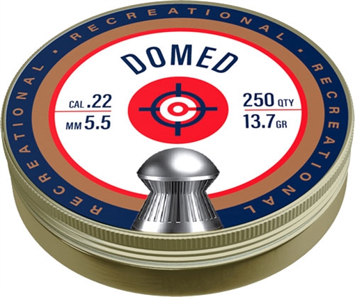 Picture of CROSMAN PELLETS 22 DOMED 13.7 GR 250 PACK-CASE/12 PACKS << LDE2