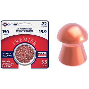 Picture of Crosman Crosman Premier Copper Pellet .22 150 pk. CPD22
