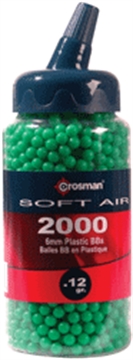 Picture of CROSMAN SOFTAIR 6MM PLASTIC BB'S 2000 COUNT JAR WITH SPOUT U-SAP2000