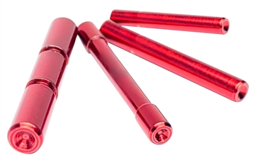 Picture of Cross Armory 4 Pin Set Dimpled Extended Compatible w/Glock Gen4 Red 4140 Steel CRG4PSRD