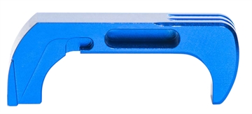 Picture of Cross Armory Mag Catch Extended Compatible w/Glock Gen4-5 Blue Anodized Aluminum CRG5MCBL