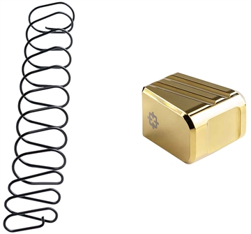 Picture of Cross Armory Magazine Extension Fits Glock 17/22/31 Gen 1-5 5rd Gold Aluminum CRG+5MEG17GD