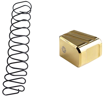 Picture of Cross Armory Magazine Extension Fits Glock 19/23/32 Gen 1-5 5rd Gold Aluminum CRG+5MEG19GD