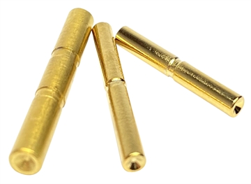 Picture of Cross Armory 3 Pin Set Dimpled Compatible w/Glock 17/19/26/34 Gen5 Gold Steel CRG5PSGD