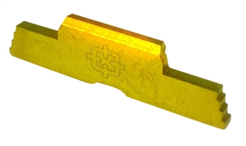 Picture of Cross Armory Slide Lock Extended Compatible w/Glock Gen1-5/P80 Gold Steel CRG5SLGD