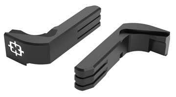 Picture of Cross Armory Mag Catch Extended Compatible w/Glock Gen1-3/P80 Black Anodized Aluminum CRGMCBK