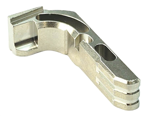 Picture of Cross Armory Mag Catch Extended Glock Gen1-3/P80 Silver Anodized Aluminum CRGMCSV