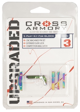 Picture of Cross Armory 3 Piece Upgrade Kit P80 Gen1-3 Rainbow CRGOKRB