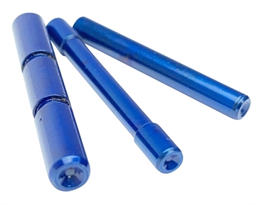 Picture of Cross Armory 3 Pin Set Dimpled Compatible w/Glock Gen1-3 Blue Steel CRGPSBL