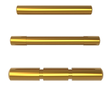 Picture of Cross Armory 3 Pin Set Compatible w/Glock Gen1-3 Gold Steel CRGPSGD