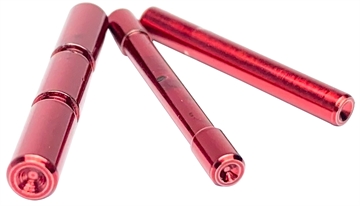 Picture of Cross Armory 3 Pin Set Dimpled Compatible w/Glock Gen1-3 Red Steel CRGPSRD