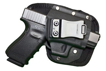 Picture of Crossfire Shooting Gear The EDC IWB Black Ballistic Nylon Belt Clip Fits Subcompact 2.50" Barrel Right Hand CRFEDCSA1SFR