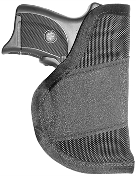 Picture of Crossfire Shooting Gear The Grip Laser IWB Size 03 Black Ballistic Nylon Fits Compact Fits 3-3.50" Barrel Ambidextrous CRFGRPLSRSA1C3