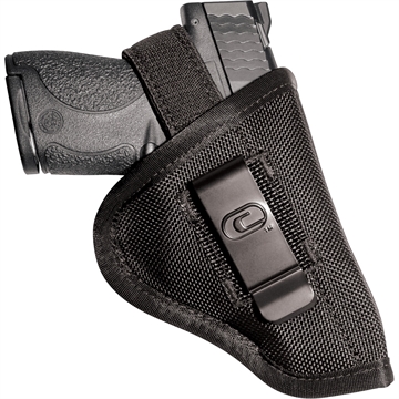 Picture of Crossfire Shooting Gear The Undercover IWB/OWB Size 01 Black Ballistic Nylon Belt Clip Fits Micro 1-1.50" Barrel Ambidextrous CRFTUSA1M1