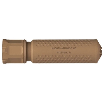 Picture of Knights Armament CRS-2 5.56 NATO QD RIFLE SUPPRESSOR W/QDC FLASH HIDER FDE 122335-FDE