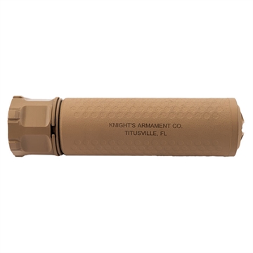 Picture of Knights Armament CRS-3 5.56 NATO QD RIFLE SUPPRESSOR W/QDC FLASH HIDER FDE 123992-FDE