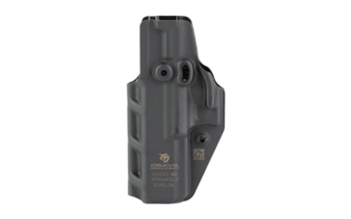 Picture of Crucial Concealment Covert IWB, IWB Belt Holster, Fits Springfield Echelon, Kydex Construction, Black, Right Hand 1334