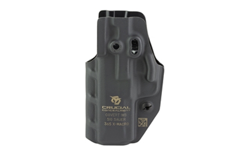 Picture of Crucial Concealment Covert IWB, Inside Waistband Holster, Fits Sig 365 X-Macro, Ambidextrous, Kydex Construction, Black 1276