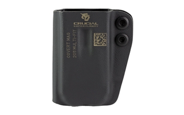 Picture of Crucial Concealment Covert Mag Pouch, Inside Waistband Magazine Pouch,, Ambidextrous, Fits 2011 Magazines and Similar, Kydex, Black 1262