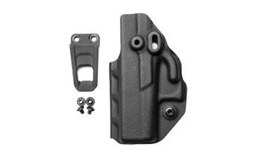 Picture of Crucial Concealment Covert IWB, Inside Waistband Holster, Fits Taurus GX4, Ambidextrous, Kydex, Black 1219