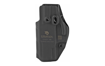 Picture of Crucial Concealment Covert IWB, Inside Waistband Holster, Ambidextrous, Kydex, Black, Fits Taurus G2C/G3C 1026