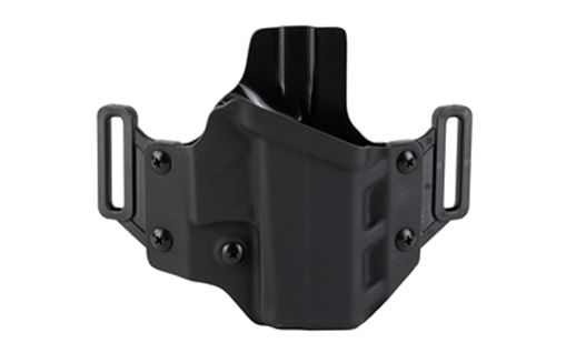 Picture of Crucial Concealment Covert OWB, Outside Waistband Holster, Right Hand, Kydex, Black, Fits Glock 43/43X 1002