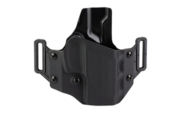 Picture of Crucial Concealment Covert OWB, Outside Waistband Holster, Right Hand, Kydex, Black, Fits Taurus G3C/G2C 1007