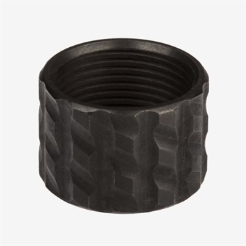 Picture of Cruxord 1/2-28 Blackened Stainless Steel Thread Protector CRUX-CG-100B