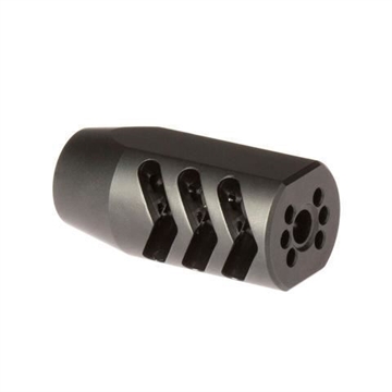 Picture of CRUX ORDNANCE MUZZLE BREAK BLACK 1/2X28 22CAL .223..556 CA001A CRUX-CA-001A