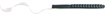 Picture of CULPRIT 7.5" WORM 13BG - BLACK/FIRE TAIL C720-28