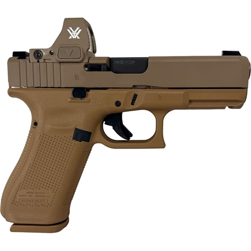 Picture of Glock G19X V 9MM 4.02''BBL 1-17RD/2-19RD MAG FDE W/VORTEX DEFENDER HS66