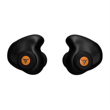 Picture of Decibullz CUSTOM MOLDED PERCUSSIVE SHOOTING EARPLUG, BLACK FLTR-SHO-BLK