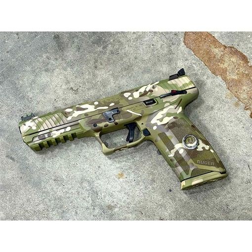 Picture of CUSTOM RUGER 57 5.7X28 PISTOL CERAKOTE MULTICAM BY BLOWNDEADLINE BD2