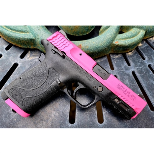 Picture of Smith & Wesson S&W EZ380 WITH SAFETY 380 PISTOL PINK CERAKOTE H-141 NC2