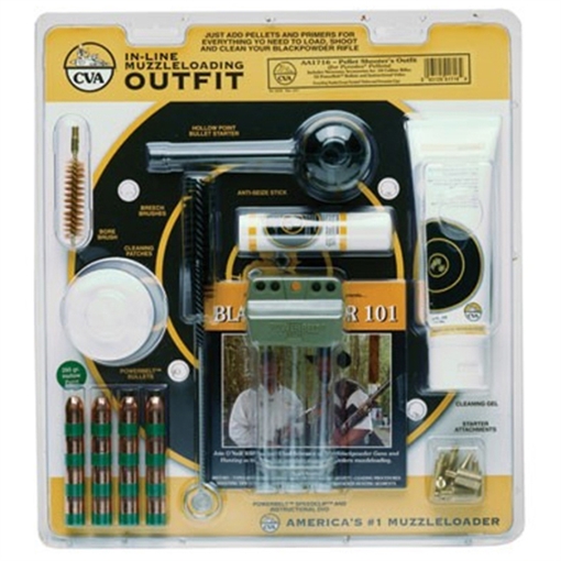 Picture of CVA CVA Muzzleloading Accessory Outfit 50 Cal Pellet Shooter Kit AA1716