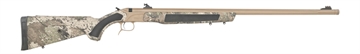 Picture of CVA Accura LR-X Muzzleloader Rifle .50 cal 30" 3/4x20 Threaded Barrel FDE Nitride TrueTimber Strata Williams Peep Sight & VariFlame PR3209N