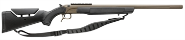 Picture of CVA Accura LR-X 45 Cal VariFlame 30" Flat Dark Earth Nitride Cerakote Fluted Threaded Barrel, Picatinny Rail Receiver, Black Adj Comb Synthetic Stock PR3210NM