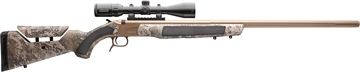 Picture of CVA Accura LR-X Muzzleloader Rifle .45 cal 30" 3/4x20 Threaded Barrel FDE Nitride TrueTimber Strata KonusPro 4-12x44 & VariFlame PR3208NSCP