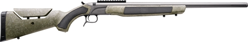 Picture of CVA Accura MR-X 50 Cal 26" Sniper Gray Cerakote Fluted Threaded Barrel, Receiver w/Picatinny Rail, Adjustable Veil Alpine Synthetic Stock PR3233NM