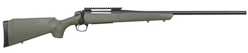 Picture of CVA Cascade, Bolt Action Rifle, 30-06 Springfield, 24" Threaded Barrel, 5/8X24 Thread Pattern, Cerakote Finish, Graphite Black, Synthetic Stock, Olive Drab Green, 0 MOA Picatinny Rail, 1 Magazine, 3 Rounds CR3904G