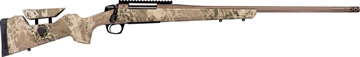 Picture of CVA Cascade Long Range Hunter, Bolt Action Rifle, 308 Winchester, 22" Threaded Barrel, 5/8x24, Cerakote Finish, Smoked Bronze, Synthetic Stock, Realtree Hillside Camo, 20 MOA Picatinny Rail, 1 Magazine, 4 Rounds CR3953